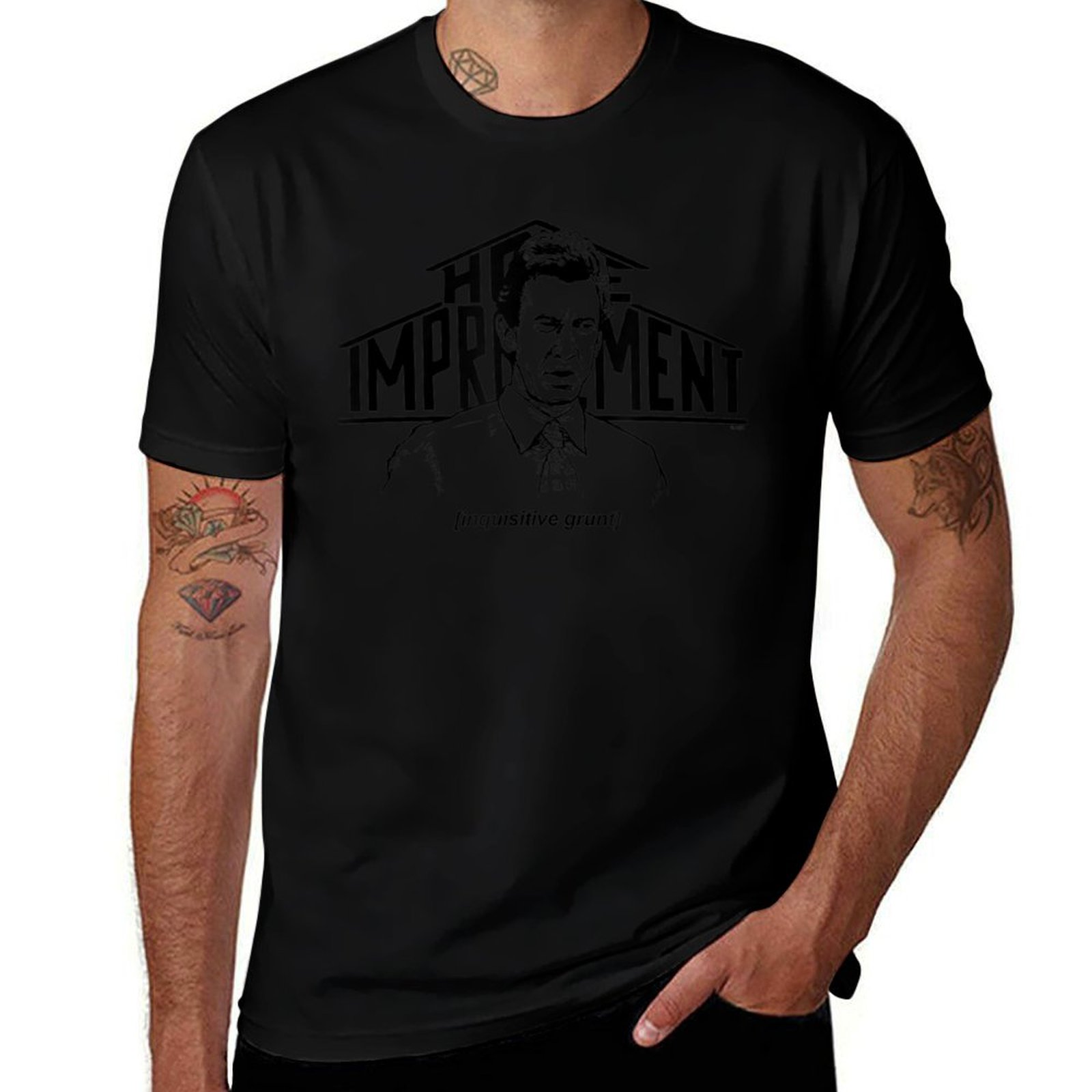 Home Improvement Grunt - Home Improvement Inquisitive Grunt T-Shirt Simple