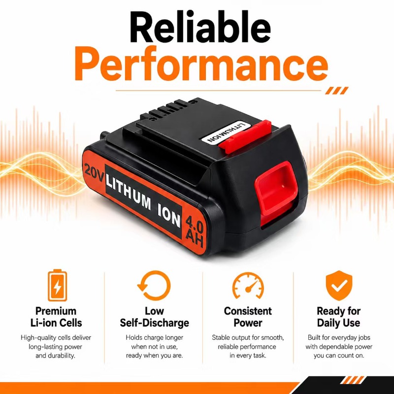 for 3/4/6/8Ah Long Runtime BL2 - Black+Decker Tool 20V Max ulasan dan harga