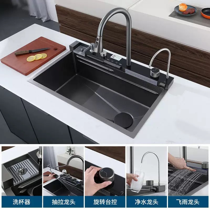 Thickened Kitchen Sinks Stainl - Home Improvement Kitchen Set ulasan dan harga
