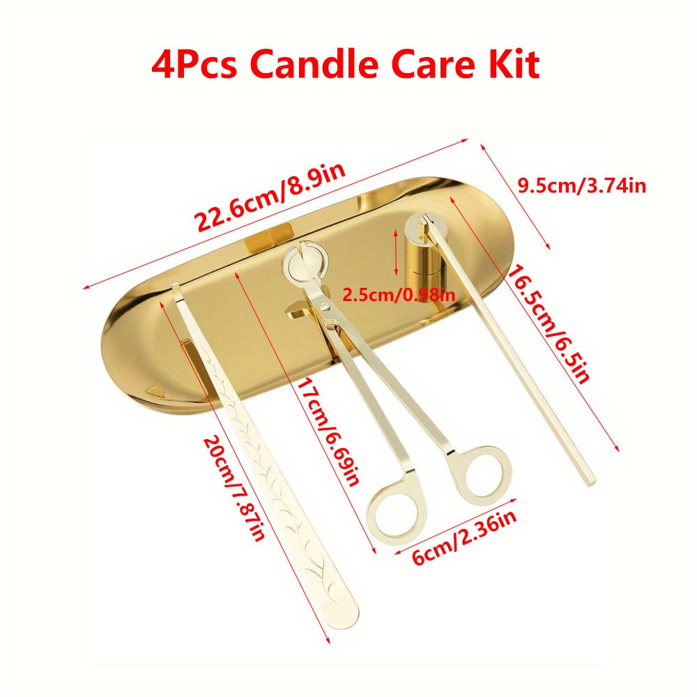 4pcs/set Luxury Candle Care Ki - Home Improvement Supplies ulasan dan harga