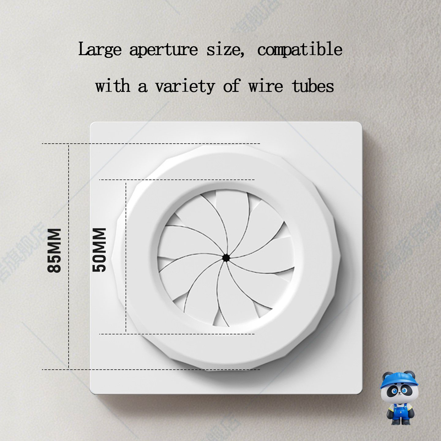 86 Type Outgoing Hole Panel Bl - Electrical Outlet Cover ulasan dan harga