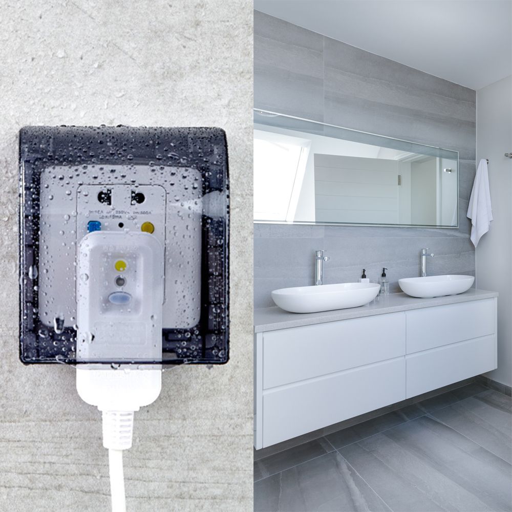Self-Adhesive Power Outlet Sup - Electrical Outlet Cover ulasan dan harga