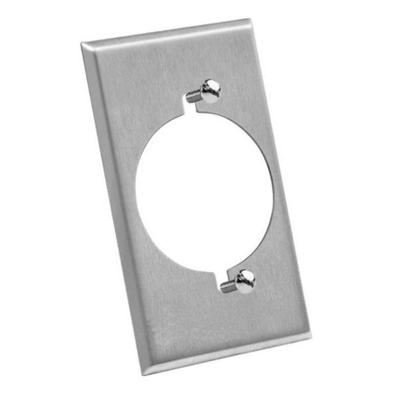 Brushed Stainless Steel Wall P - Electrical Outlet Cover ulasan dan harga