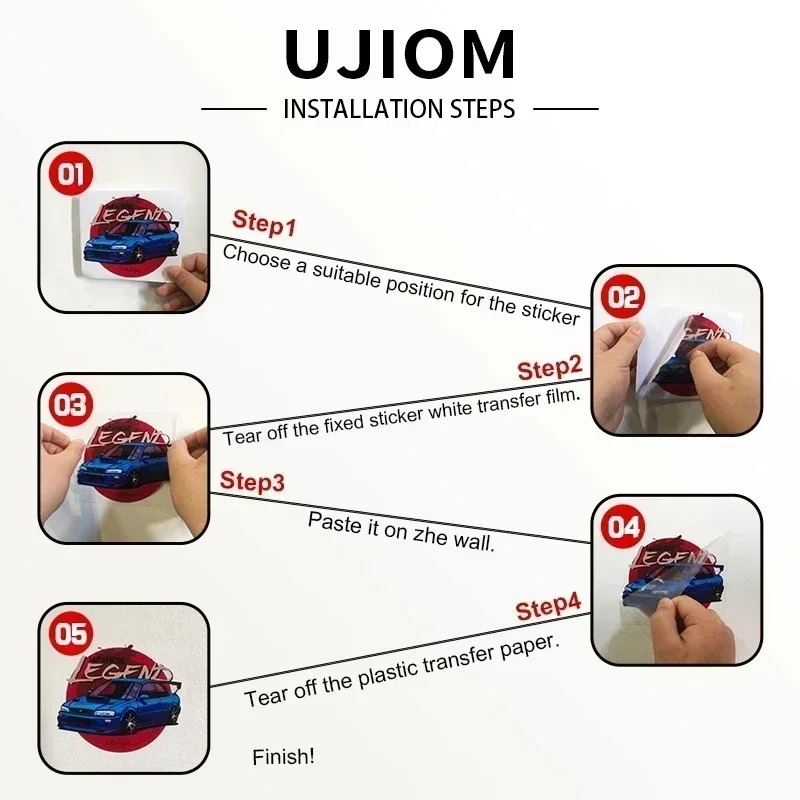 UJIOM Furry Loona Wall Sticker - Vinyl Floor Plank ulasan dan harga