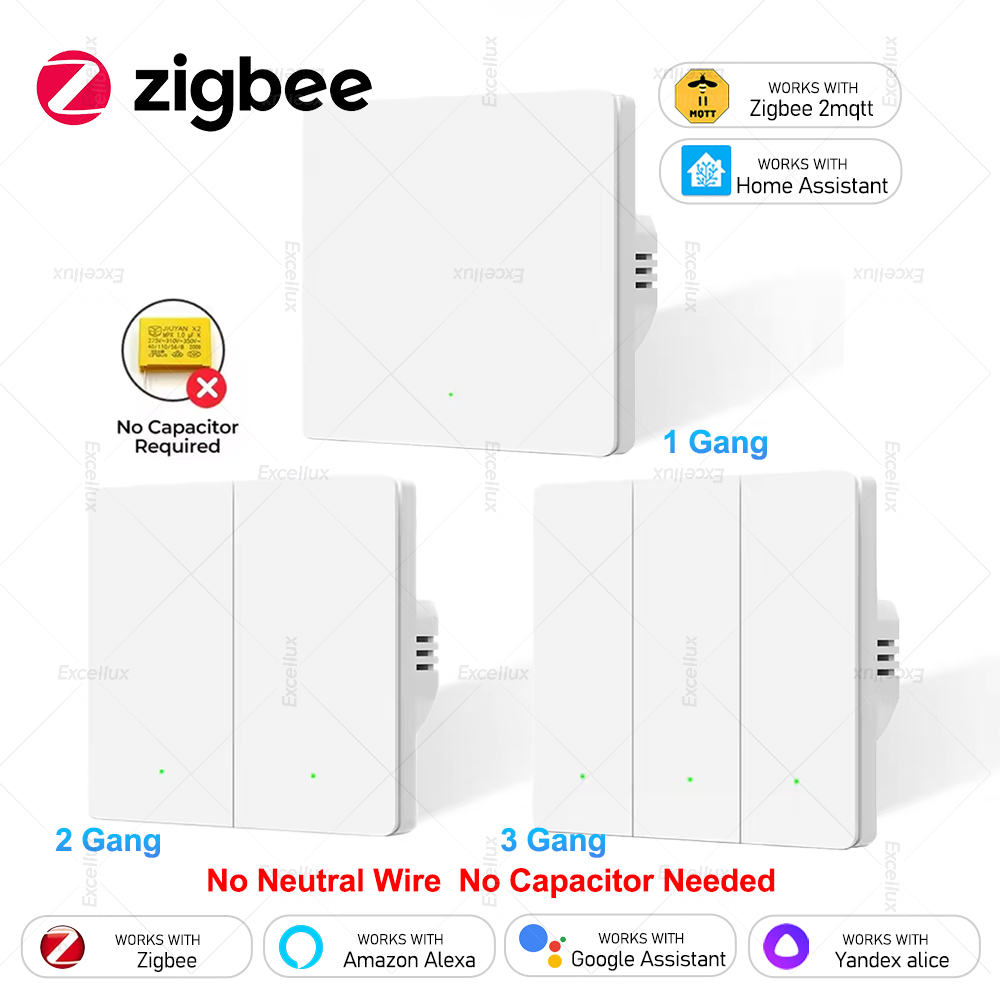 ZigBee Smart Light Switch No N - Home Improvement Outlet ulasan dan harga