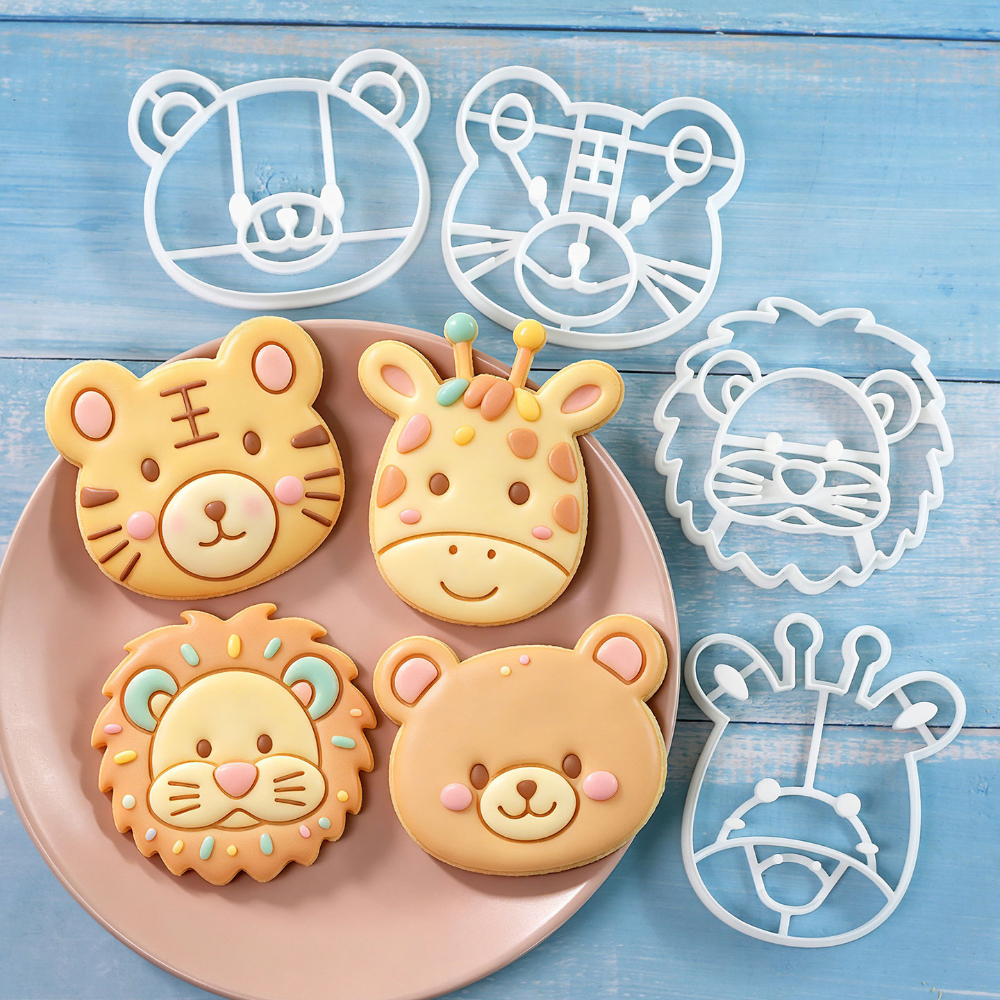 4 Pcs Animal Cookie Cutters Se - Home Improvement Supplies ulasan dan harga