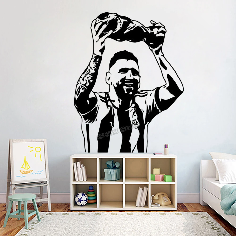 Messi Wall Sticker Vinyl Decal - Vinyl Floor Plank ulasan dan harga