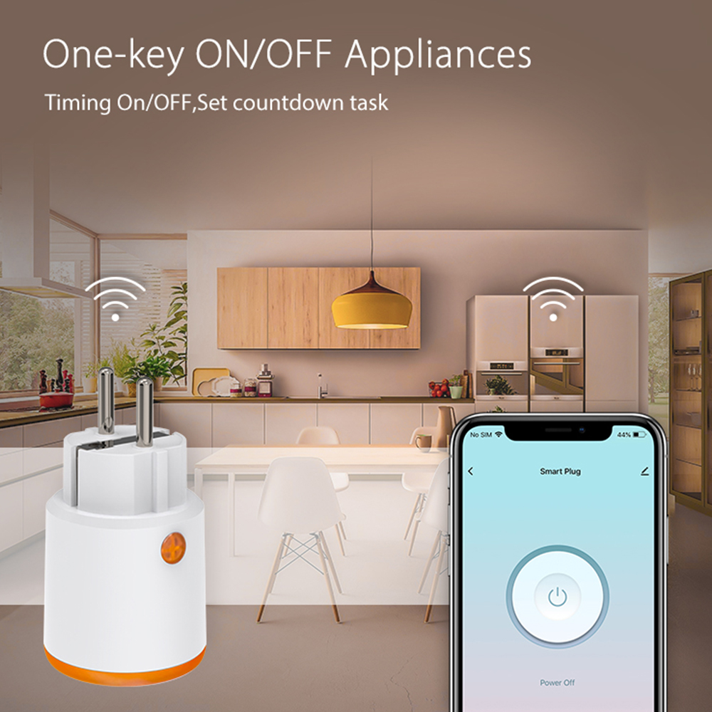 Smart Zigbee Plug Socket 3680W - Home Improvement Outlet ulasan dan harga
