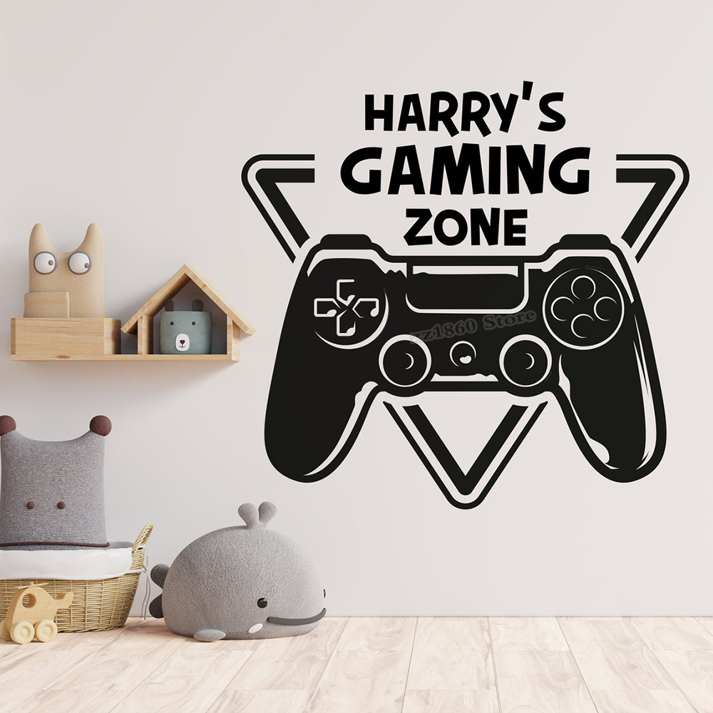 Custom Name Gaming Zone Wall D - Vinyl Floor Plank ulasan dan harga