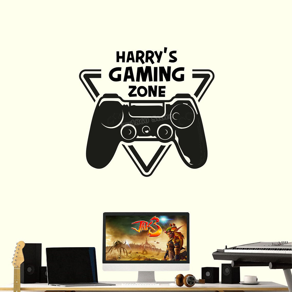 Custom Name Gaming Zone Wall D - Vinyl Floor Plank ulasan dan harga