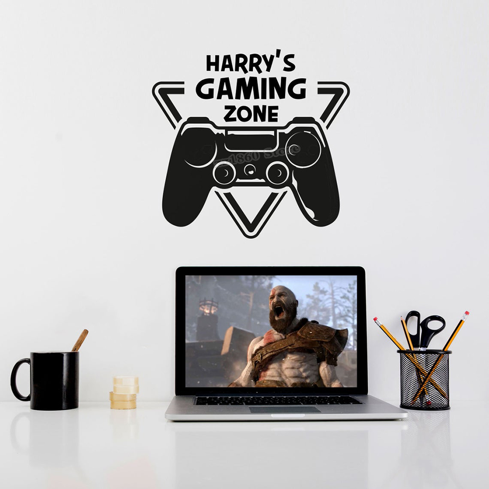 Custom Name Gaming Zone Wall D - Vinyl Floor Plank ulasan dan harga