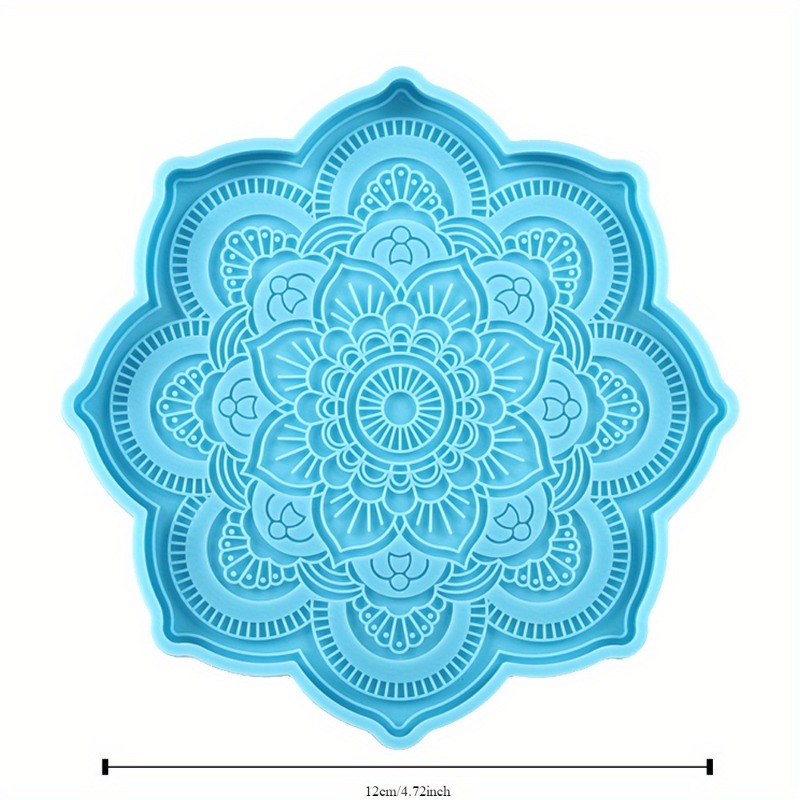 Mandala Coaster Silicone Mold  - Home Improvement Supplies ulasan dan harga