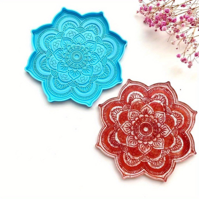 Mandala Coaster Silicone Mold  - Home Improvement Supplies ulasan dan harga