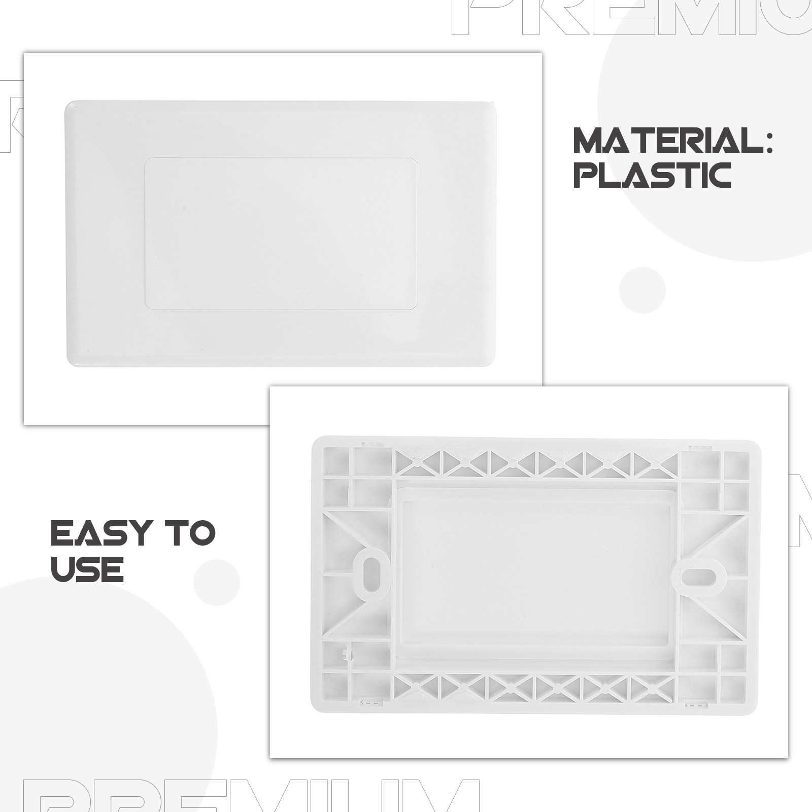 4pcs Plastic Wall Junction Box - Electrical Outlet Cover ulasan dan harga