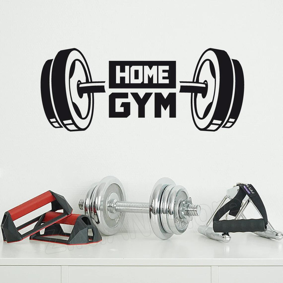 Fitness Home Gym Decor Wall St - Vinyl Floor Plank ulasan dan harga